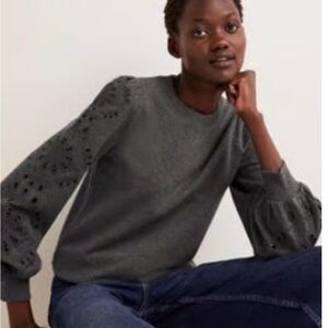 Boden Charcoal Knit Sweater